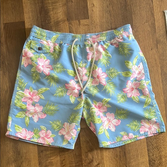 Polo Ralph Lauren Other - Polo Ralph Lauren Swim Trunks Hawaiian Print XL